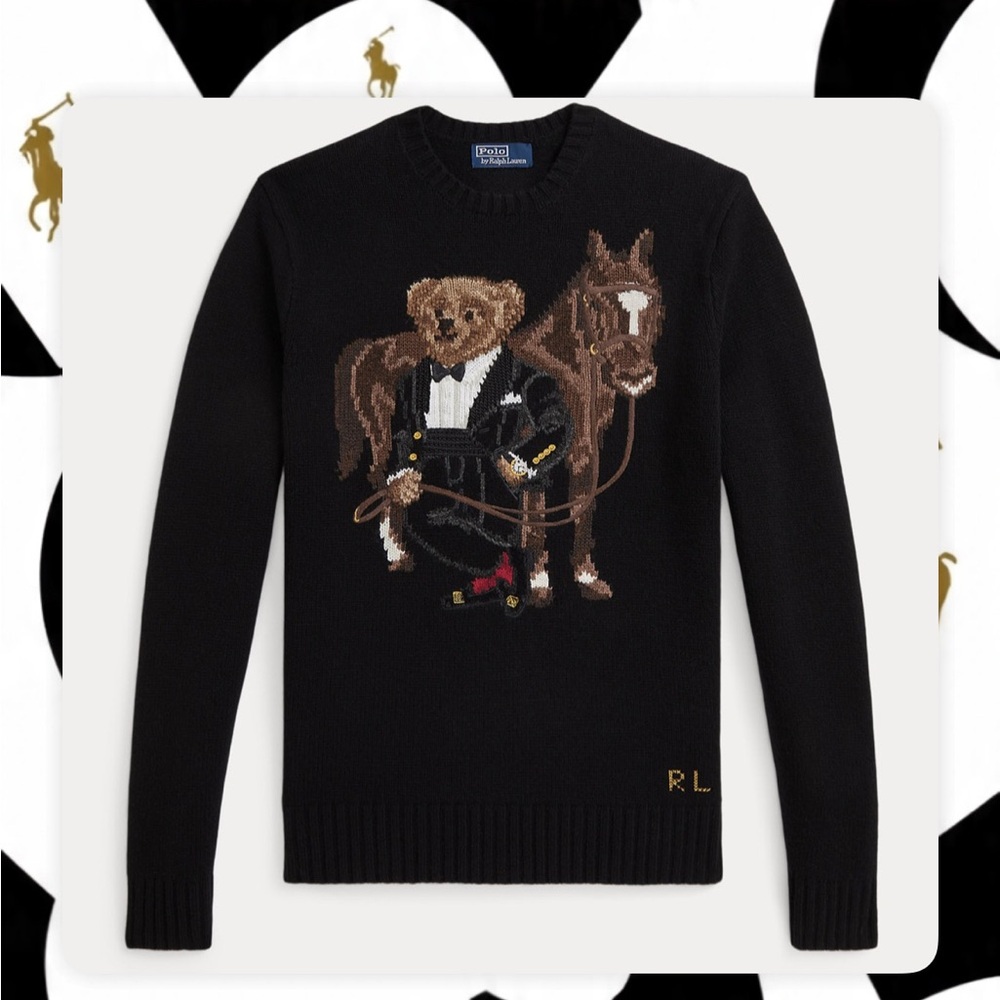 POLO BEAR EQUESTRIAN KNIT SWEATER